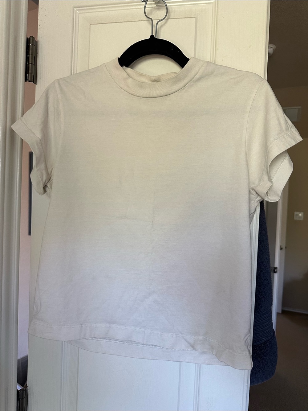 Agolde white Short-Sleeve Crewneck Tee